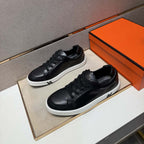 Damen sportliche Sneakers aus edlem Kunstleder mit rutschfester Sohle R&B