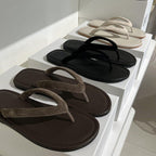 Damen Zehentrenner mit weich gepolsterter Sohle und elegantem Riemendesign R&B