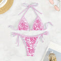 Damen Triangel-Bikini mit raffinierten Schnürdetails R&B