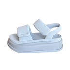 Damen Komfortable Klettverschluss-Sandalen mit attraktiven Riemen