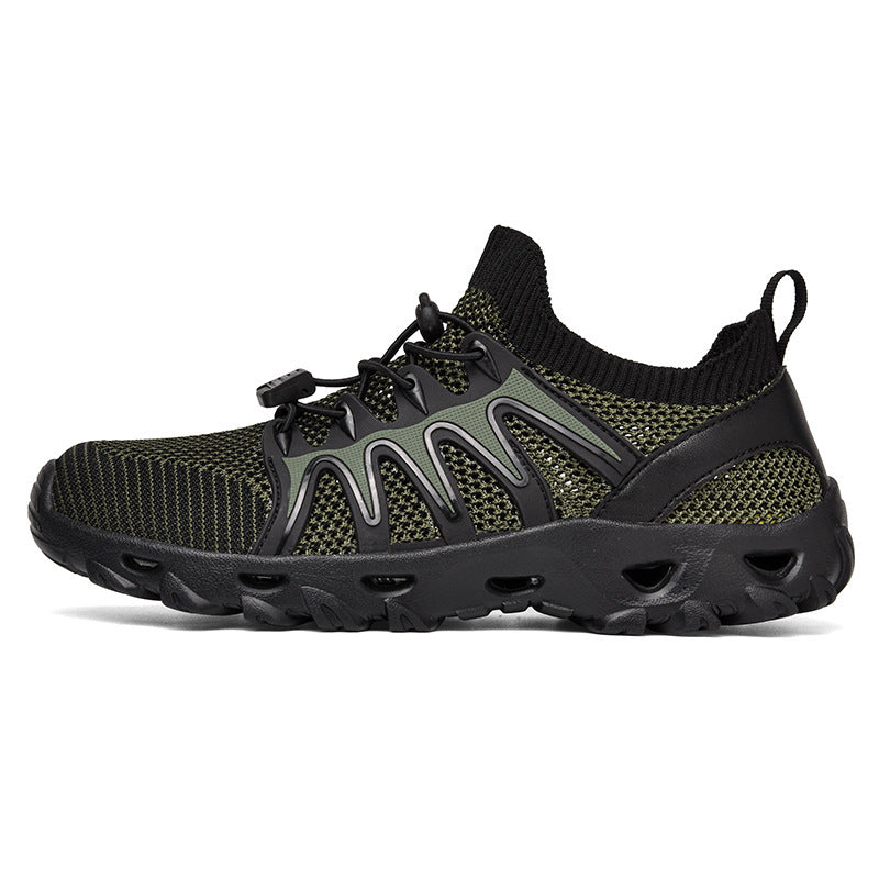 Damen Multifunktionale Freizeitsneaker mit atmungsaktivem Obermaterial und elastischer Schnürung