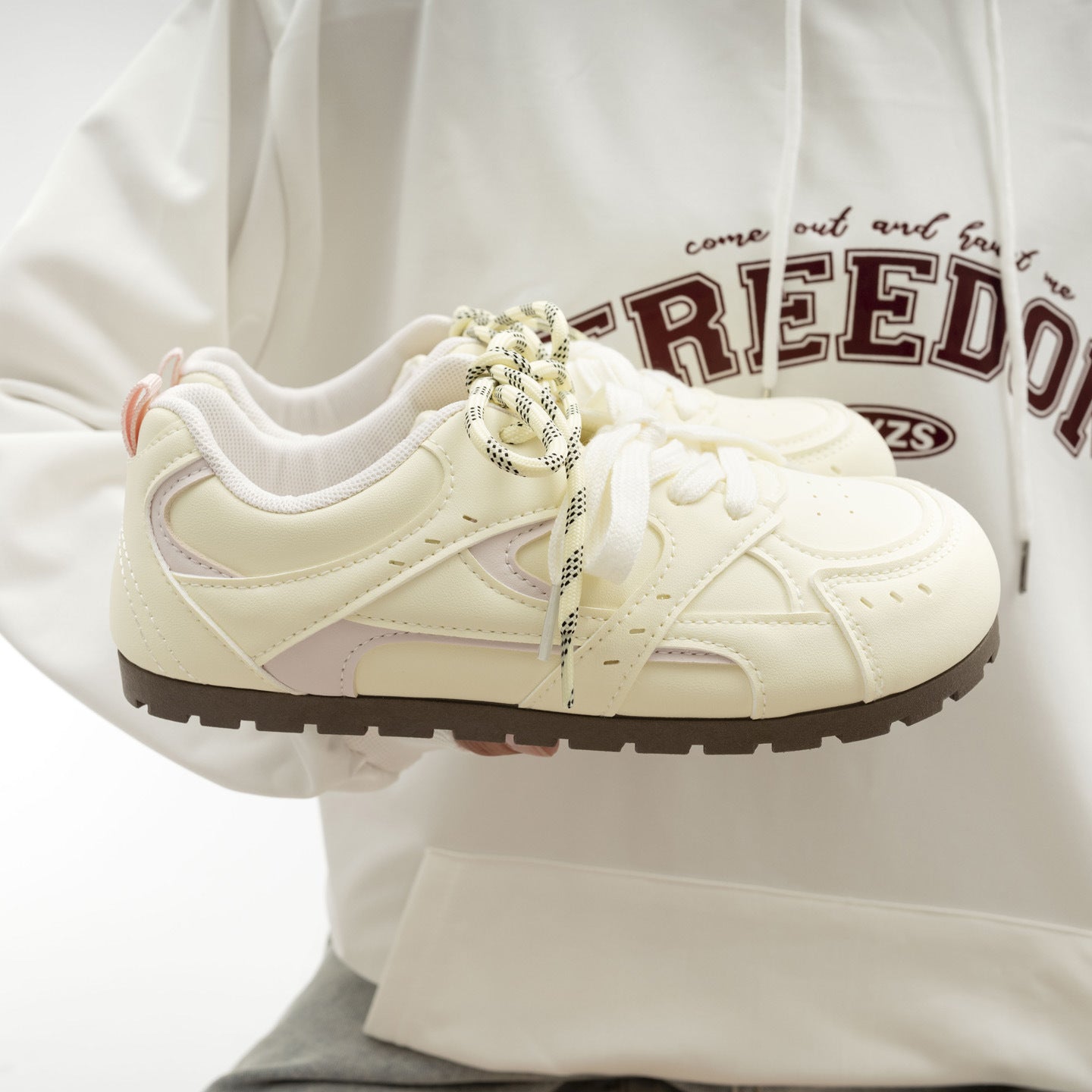 Damen Sportliche Freizeitschuhe mit strapazierfähiger Laufsohle und atmungsaktivem Obermaterial