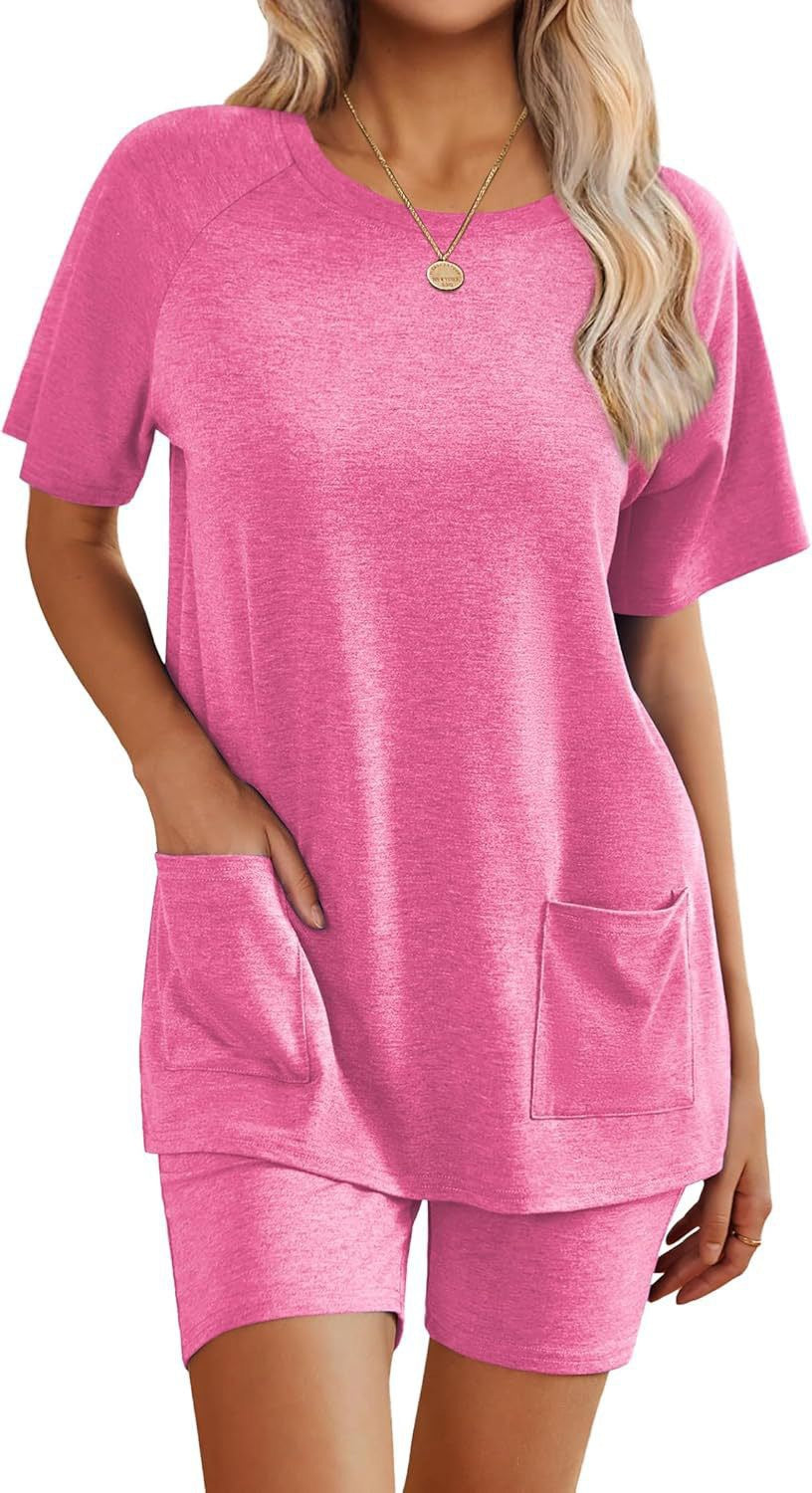 Damen Loungewear-Set mit angenehm weitem Schnitt und praktischen Taschen R&B