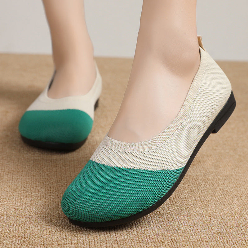 Damen Komfortable Ballerinas mit atmungsaktivem Obermaterial R&B