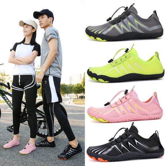 Damen Multifunktionale Aqua-Sportschuhe mit rutschfester Sohle und atmungsaktiver Mesh-Oberfläche R&B