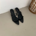 Damen elegante Slingback Sandalen mit feinen Riemen R&B