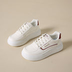 Damen modische Sneakers mit plattformierter Sohle und sportlicher Silhouette R&B