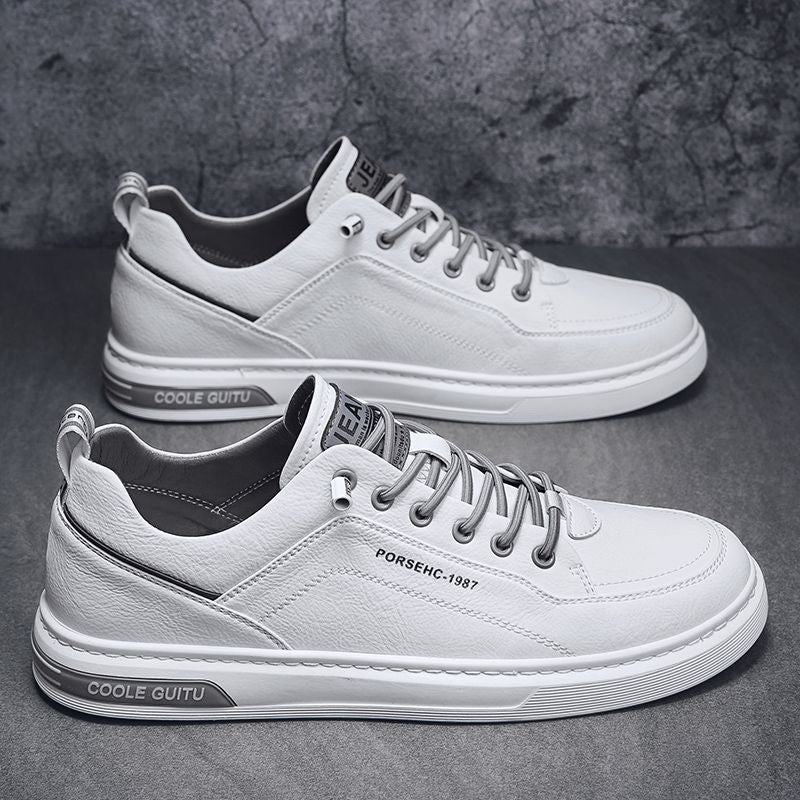 Damen moderne und sportliche Freizeitschuhe mit langlebigem Lederoberteil und atmungsaktiver Sohle R&B