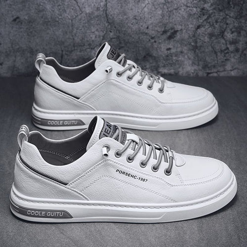 Damen moderne und sportliche Freizeitschuhe mit langlebigem Lederoberteil und atmungsaktiver Sohle R&B