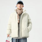 Herren modische Daunenjacke mit Kapuze und Innenfutter