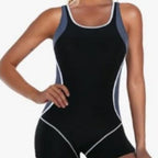 Damen Sportlicher Schwimmanzug mit Shorty-Schnitt R&B