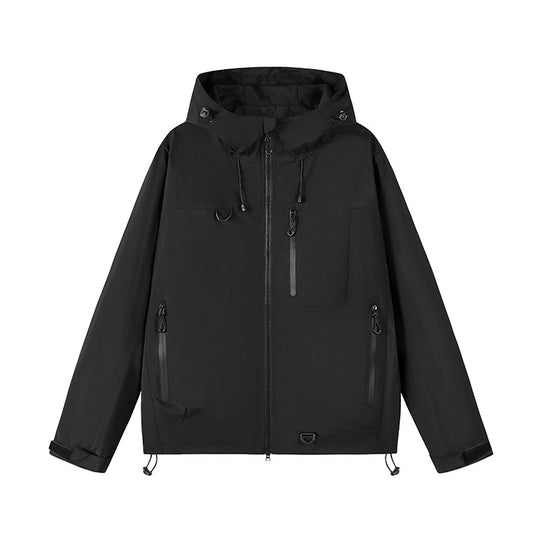 Damen funktionale Wetterjacke mit verstellbarem Kapuzensystem und atmungsaktiven Eigenschaften R&B