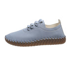 Damen bequeme Schnürschuhe mit rutschfester Gummisohle und atmungsaktivem Obermaterial R&B