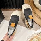 Damen Bequeme Slip-On Sneakers mit elastischem Riemen R&B