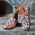 Damen leichte Freizeitschuhe mit buntem Design R&B
