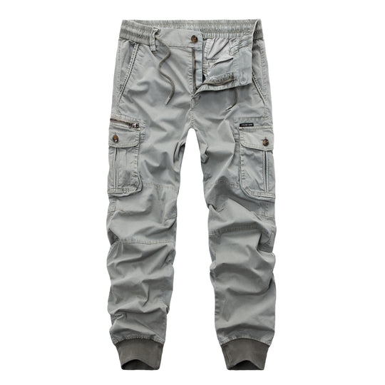 Herren Cargohose mit mehreren praktischen Taschen und elastischem Bund R&B