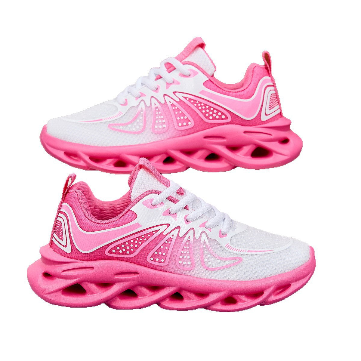Damen Sportliche Laufschuhe mit dämpfendem Sohlenprofil und atmungsaktiver Mesh-Oberfläche