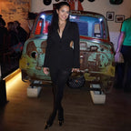 Damen modische Blazerjacke mit innovativen Cut-Outs R&B
