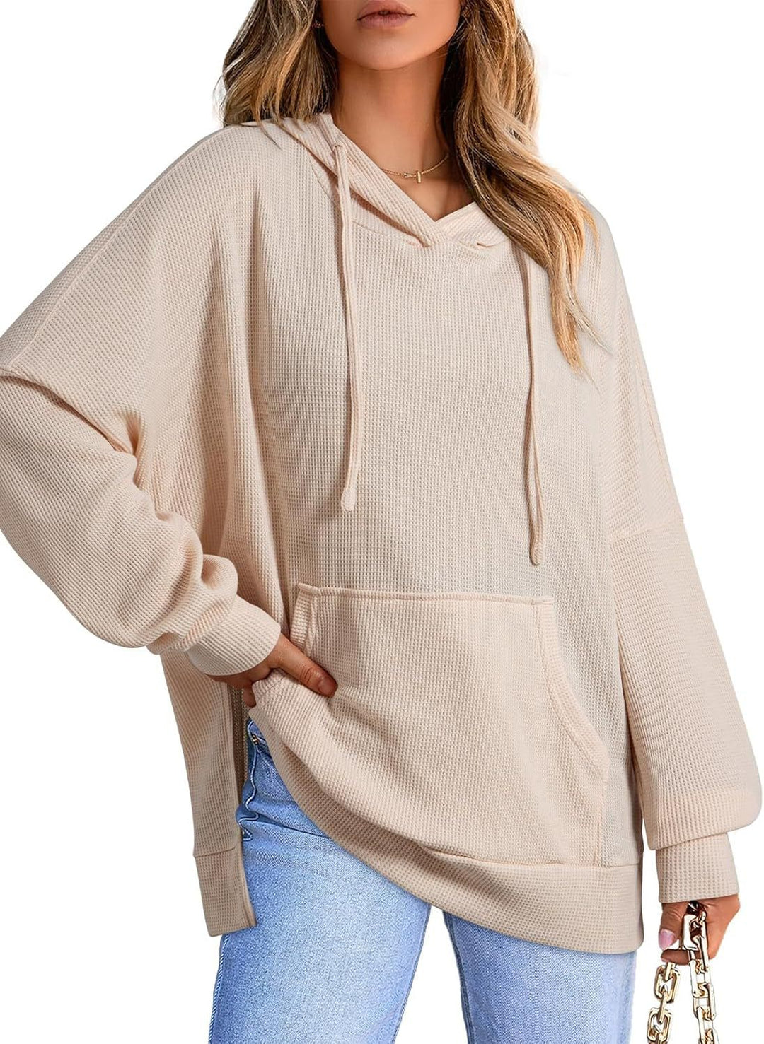 Damen Oversized Kapuzenpullover R&B