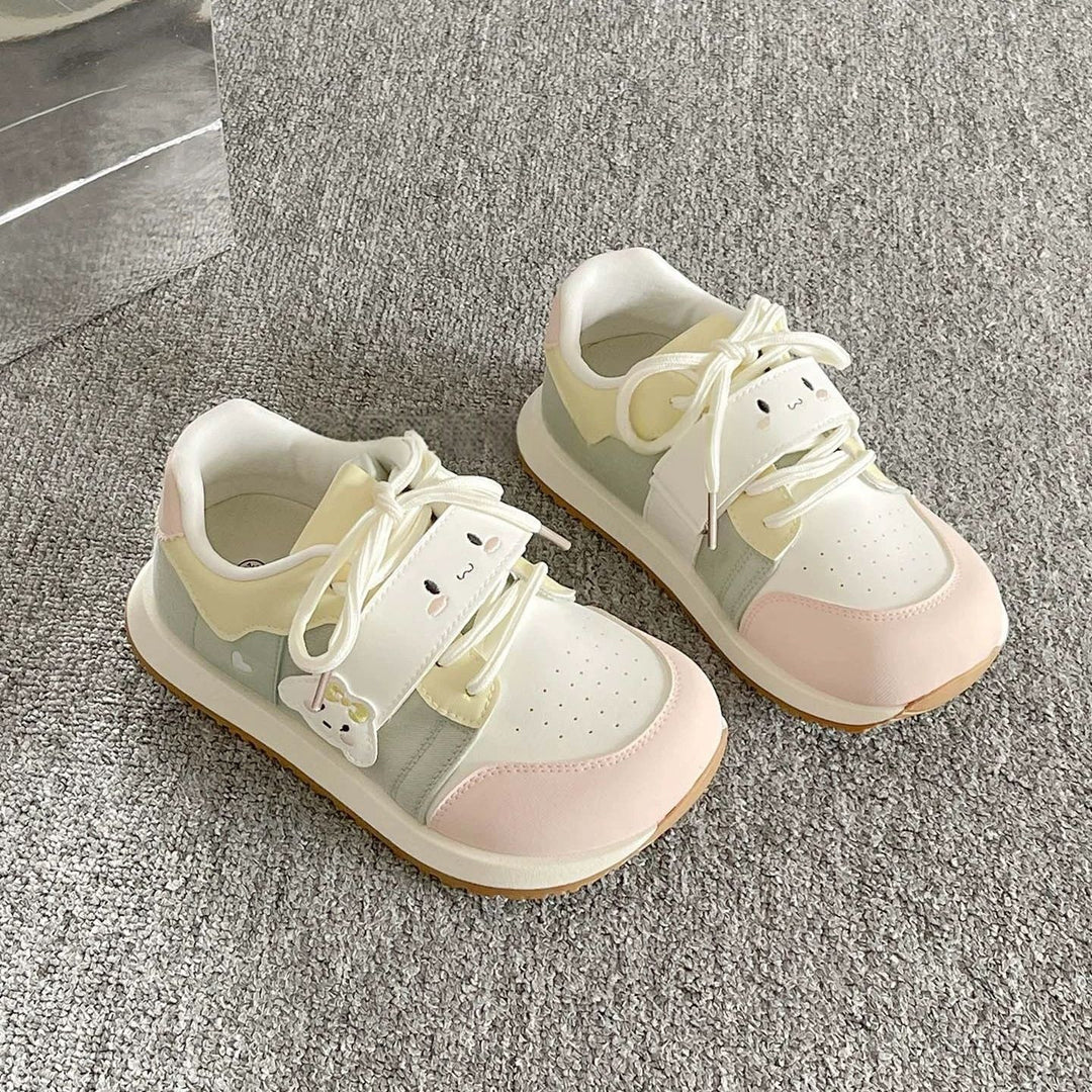 Damen Kindersneaker mit niedlichem Tierdesign und praktischem Klettverschluss R&B