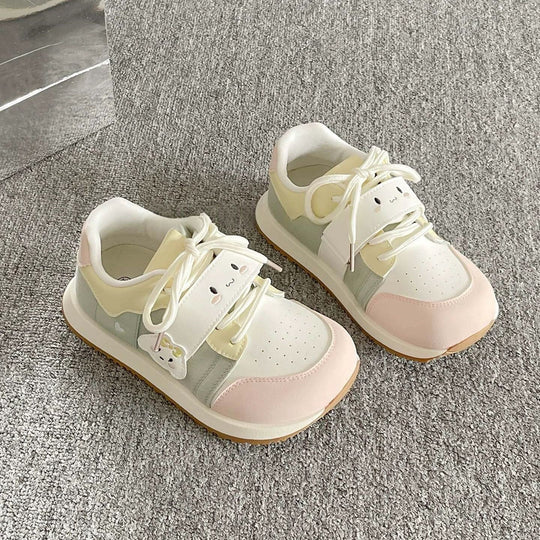 Damen Kindersneaker mit niedlichem Tierdesign und praktischem Klettverschluss R&B