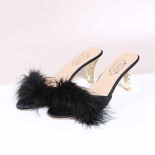 Damen Flausche Pumps mit elegantem Absatz R&B