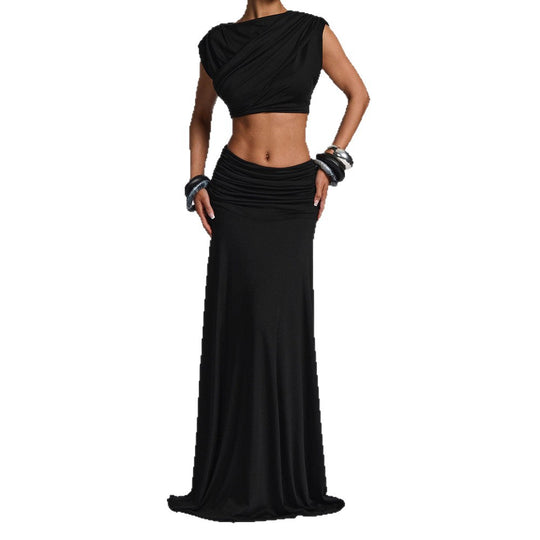 Damen Elegantes Wickelkleid mit raffinierten Drapierungen R&B