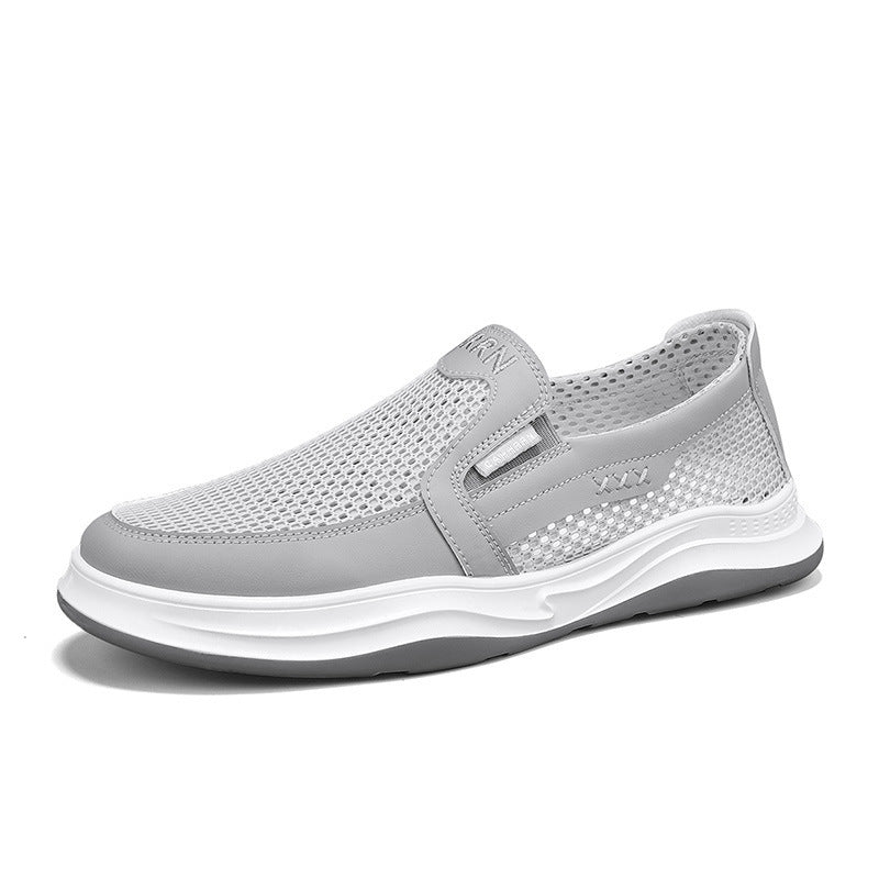 Damen Modische Slip-On Sneakers mit atmungsaktiver Oberflächenstruktur R&B