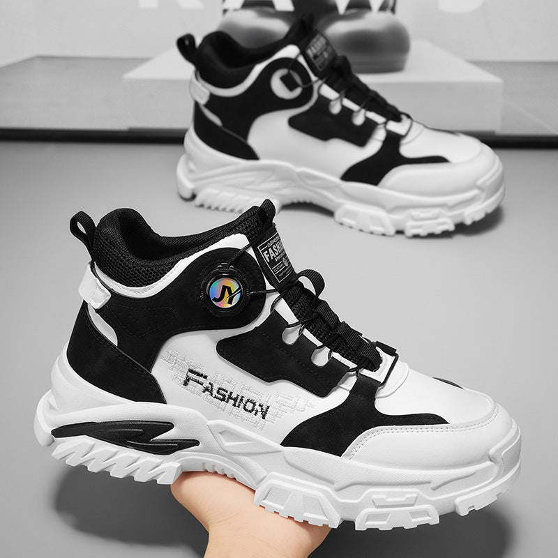 Damen Sportliche High-Top Sneakers mit rutschfestem Profil und modernem Design