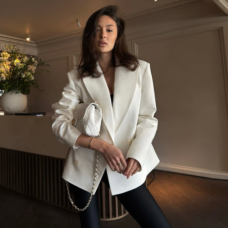 Damen eleganter Oversize-Blazer R&B