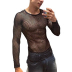 Herren Netzoberteil mit langem Arm R&B