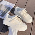 Damen Sportliche Plateau-Sneaker im minimalistischen Design R&B