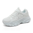 Damen sportliche Fitness Sneakers mit atmungsaktiver Mesh-Oberfläche R&B
