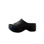 Damen Plateau-Mules mit geschlossener Ferse und modischem Riemendesign