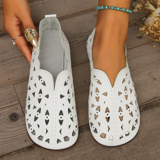 R&B | Damenschuhe Low-Top flache Bootsschuhe