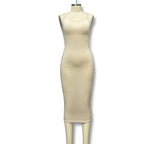 Damen Figurumspielendes Maxikleid mit Spaghettiträgern und elegantem Schnitt R&B