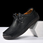Herren Schnürschuhe im Mokassin-Stil mit rutschfester Sohle und handgenähter Verarbeitung R&B