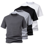 Herren Rundhalsshirt aus hochwertiger Baumwolle mit minimalistischem Design