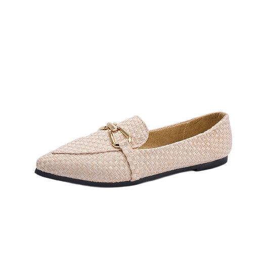 Damen Elegante Mokassins mit modischem Ketten-Detail R&B