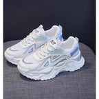 Damen Chunky Sneakers mit glänzenden Akzenten und auffälligem Design R&B