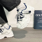 Damen Chunky Sneaker mit rutschfester Sohle und modischen Details R&B