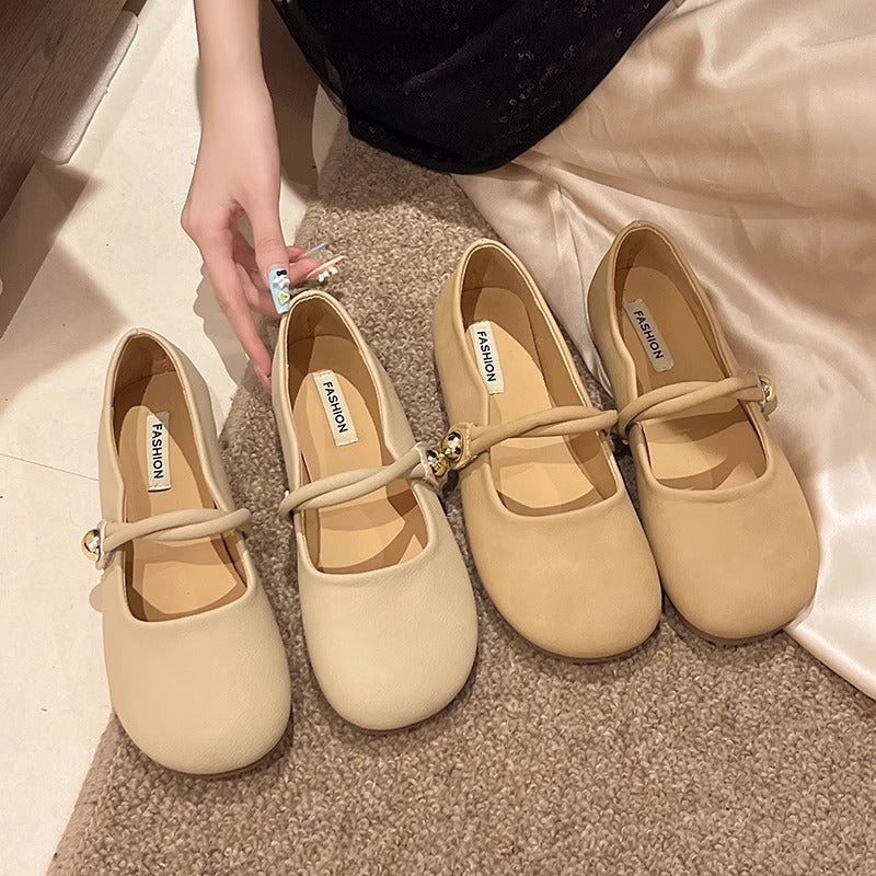 Damen Ballerinas mit elegantem Riemchen und komfortabler Sohle R&B