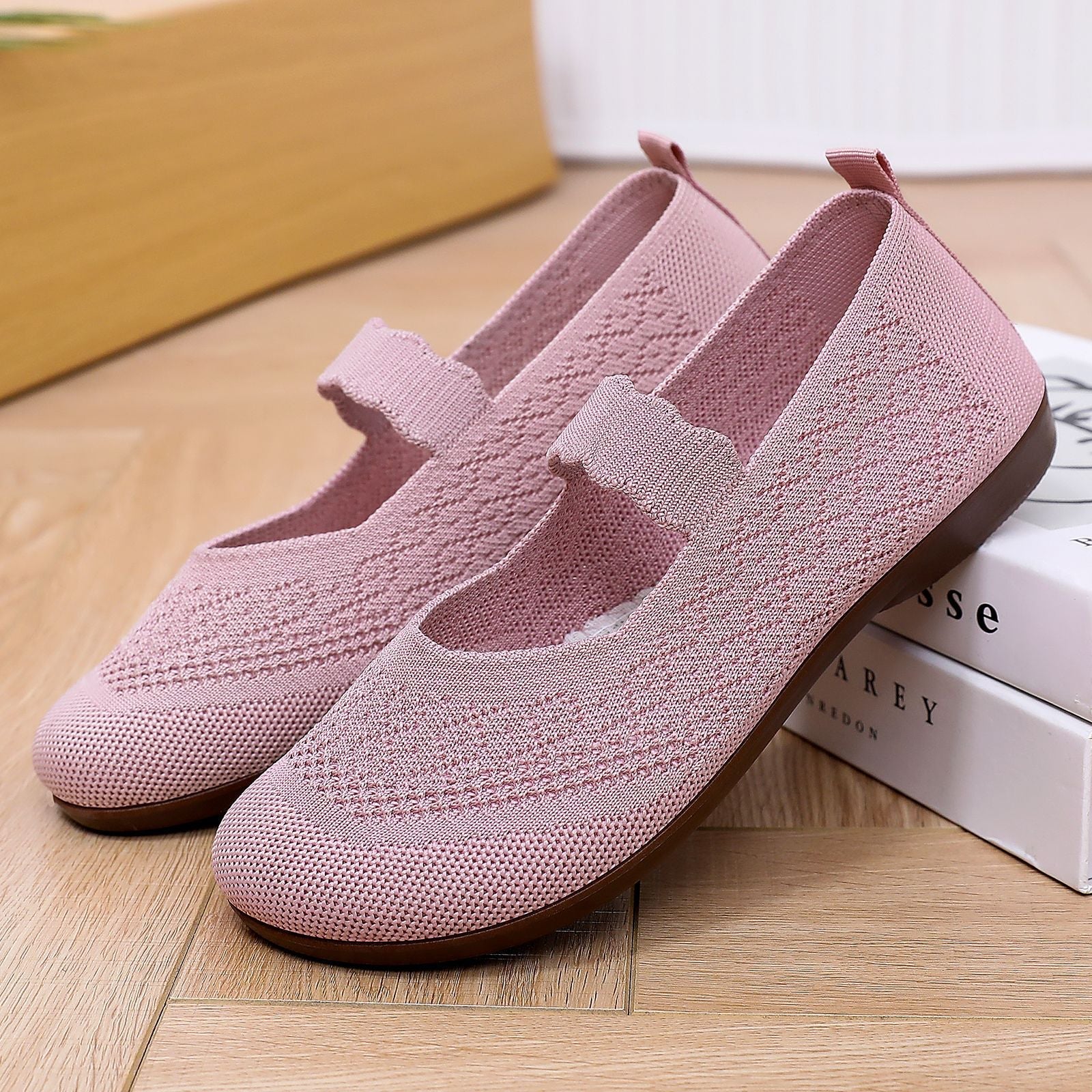 Damen Komfortable und elegante Slippers mit verstellbarem Riemen R&B