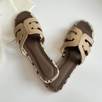 Damen modische Slides mit eleganten Akzenten R&B