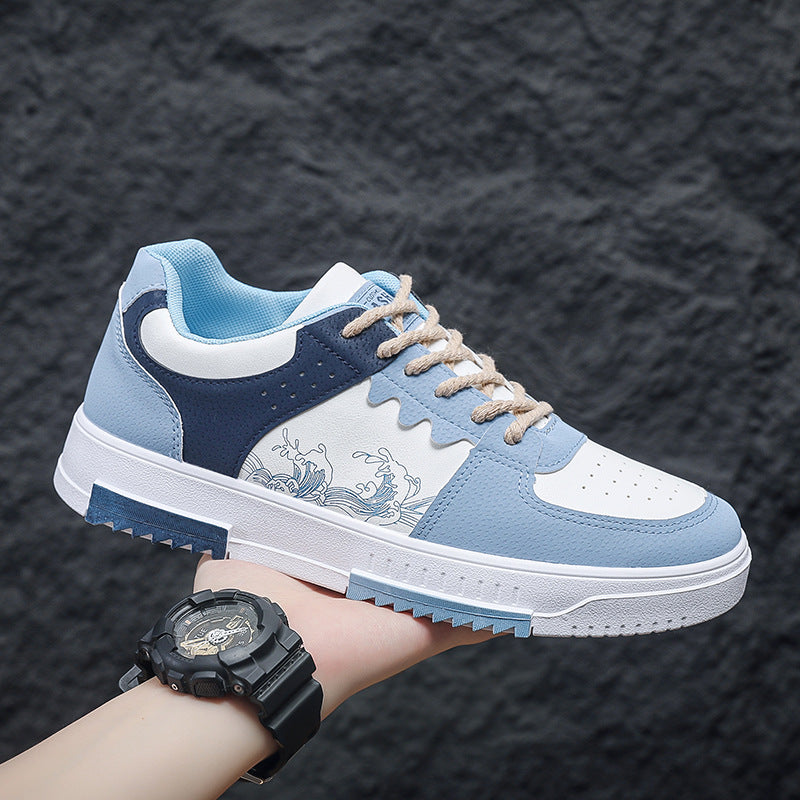 Damen Sportliche Sneakers mit einzigartigem Wellendesign und atmungsaktivem Obermaterial R&B