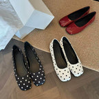 Damen Ballerinas mit elegantem Punktdesign und komfortablem Fußbett R&B
