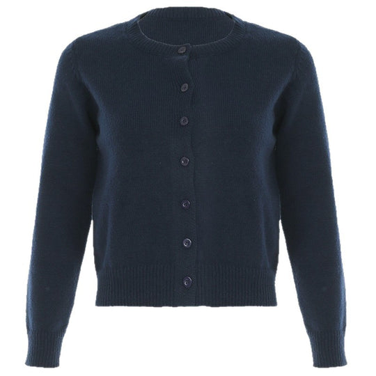 Damen Kuscheliger Cardigan mit feiner Strickstruktur und knöpfbarem Design R&B