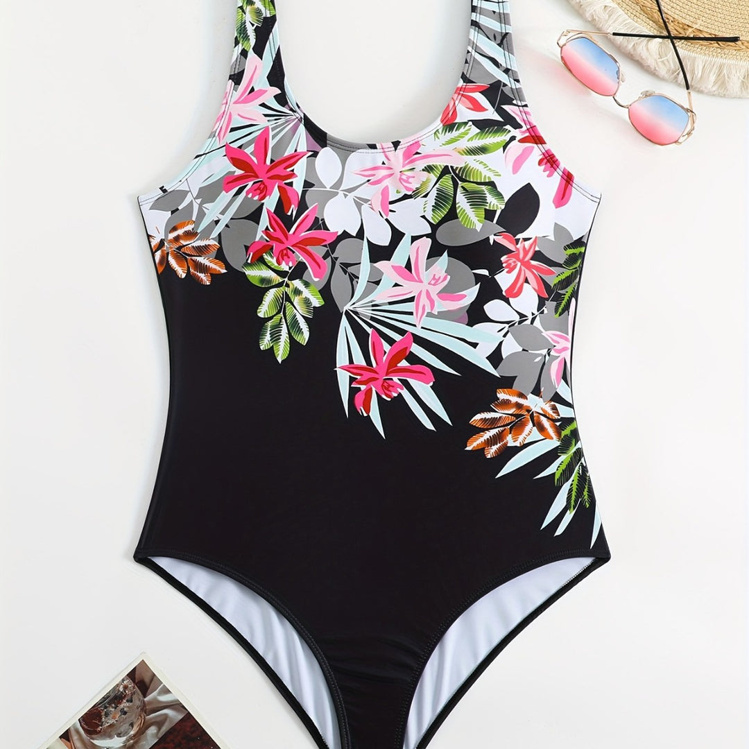 Damen Einteiler mit floralem Muster R&B