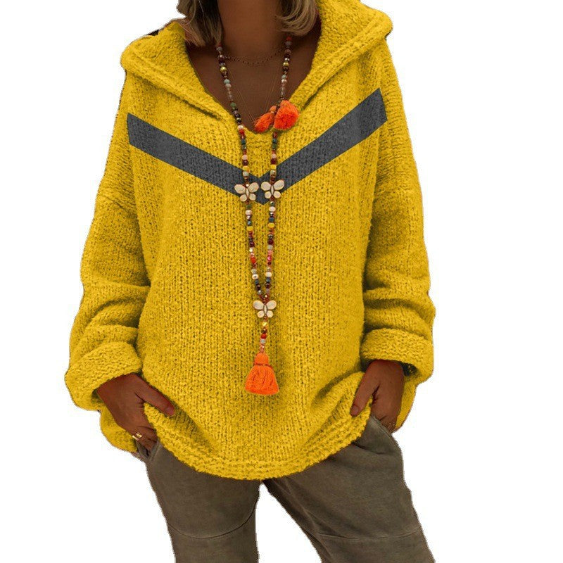 Damen Gemütlicher Kapuzenpullover R&B