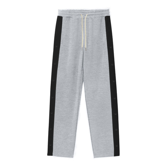 Damen Sportliche Freizeitpants mit Druckknöpfen an den Seiten R&B